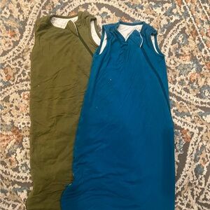 Kyte BABY Sleep Sacks in Olive and Teal